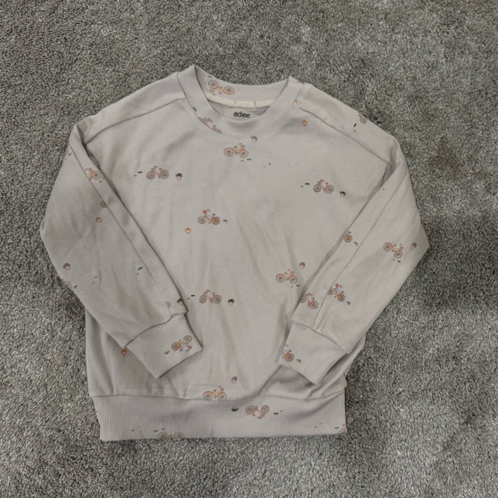 Adee Kids Bicycle Print Ribbed Set - Picture 6 of 6